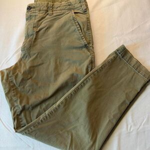 Gap Men's Khaki and Green Trousers